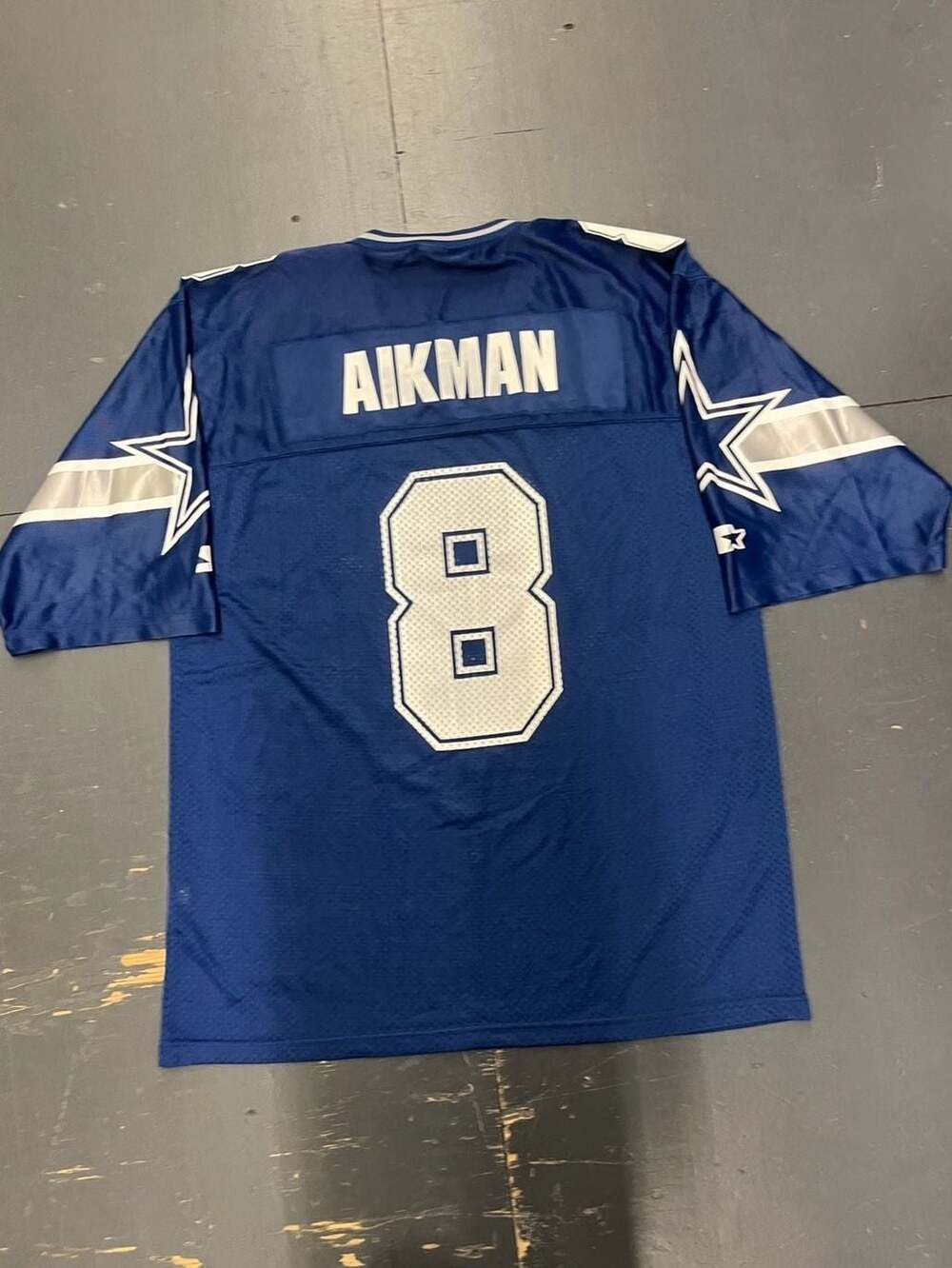 Vintage 80's Logo Athletic Dallas Cowboys Troy AIKMAN #8 Official NFL Football J